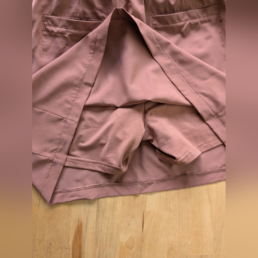 {Thread & Supply} Recreation Dusty Rose Skort - Picture 6 of 7
